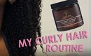 GRWM : MY CURLY HAIR ROUTINE | AS I AM NATURALLY
