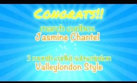 Curlkit vs Curlbox March Giveaway Winners!!