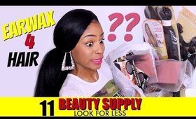 I BOUGHT EARWAX & SNOT FOR MY HAIR► Beauty Supply Store Hair Series [Ep.11]