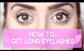 How To Get Long Eyelashes | Laura Black