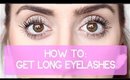 How To Get Long Eyelashes | Laura Black