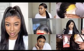 I Bought A Full Lace Wig From An Online Beauty Supply Store! | How to style a full lace wig