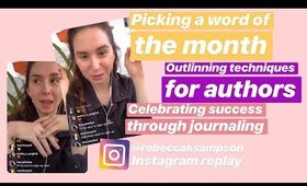 What is a Word of the Month and Why Do You Need One? (IG Live Replay)