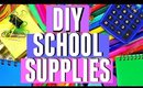 BACK TO SCHOOL! DIY SCHOOL SUPPLIES! 2015