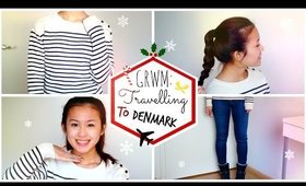 Get Ready With Me: Trip To Denmark // Makeup, Hair & Outfit