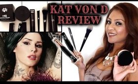 Kat Von D Lock It Creme Concealer, Translucent Setting Powder and Makeup Brushes REVIEW + DEMO!!!