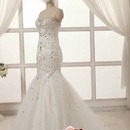 Shop for high quality bead diamond mermaid/trumpet wedding dress