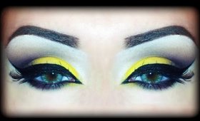 Yellow & Brown - Fall Arabic Makeup Tutorial inspired by Melissa Samways