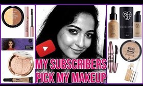MY YOUTUBE SUBSCRIBERS PICK MY MAKEUP 😄|  Stacey Castanha