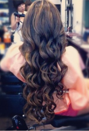 Beautiful luscious curls