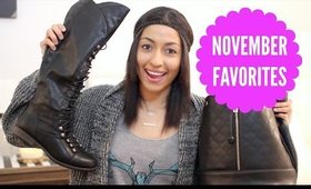 November Favorites! Beauty & Fashion