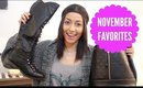 November Favorites! Beauty & Fashion