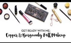 Get Ready With Me | Copper & Burgundy Fall Makeup