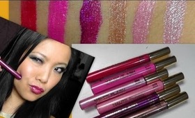 Milani HAUTE FLASH Shimmer Lipgloss Review/Swatches