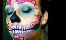 Halloween Series 2017: Floral Skull Makeup Tutorial