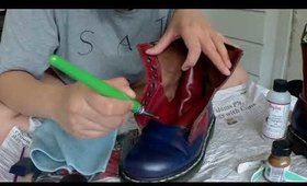 Customizing my Dr  Martens to get more wear out of them