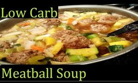 Low Carb Meatball Soup (Keto)