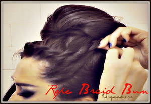 http://www.makeupwearables.com/2012/12/korean-bun-upside-down-braided-bun.html
Korean bun inspired | How to upside down braided bun chignon updo sock bun, in a French rope braid hairstyle for short, medium, and long hair. fOR Wedding, casual, prom, homecoming, celebrity inspired,  hair tutorial video 2013.  http://www.makeupwearables.com/2012/12/korean-bun-upside-down-braided-bun.html

Find me on YouTube - http://www.youtube.com/user/MakeupWearables