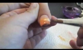 Orange delight nails