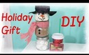 DIY Holiday GIft Idea: Hot Cocoa Snowman Jars!