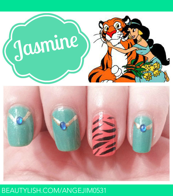 Jasmine Inspired Nails Angela P.'s (angejim0531) Photo Beautylish