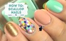 How to Scallop Nails by The Crafty Ninja