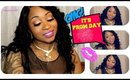 Glam Prom Makeup Tutorial w Mac Heroine Lipstick ft  Peyton Charles