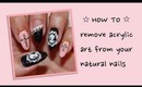 HOW TO: Remove 3D Acrylic Art From Your Natural Nails