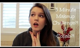 3 Minute Makeup Challenge! | Collab with iFashioniBeauty |