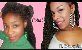 ✄Hair Collab| BoxBraids Flat Twist Collab w/ ItsJanaysWay