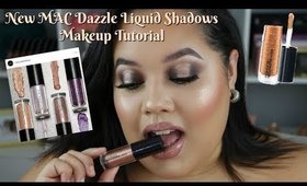 NEW MAC Dazzle Liquid Shadows  Makeup Tutorial