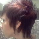 Red Faux Hawk