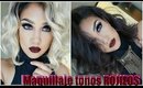 Maquillaje tonos ROJOS con peluca opcional/ Burgudy makeup tutorial wig option| auroramakeup