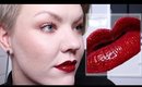 Holiday Glam Glitter Lips makeup tutorial