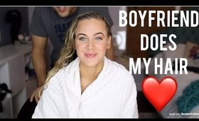 Boyfriend Does MY Hair?!| IndiaBatson