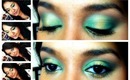 Green & Gold Eyeshadow Look - Talk Thru