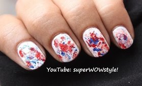4th of July | No Tools & No Drawing | Nail Art Tutorial