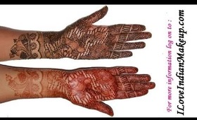 How To Make Bridal Henna Mehendi Design On Full Hand Step By Step