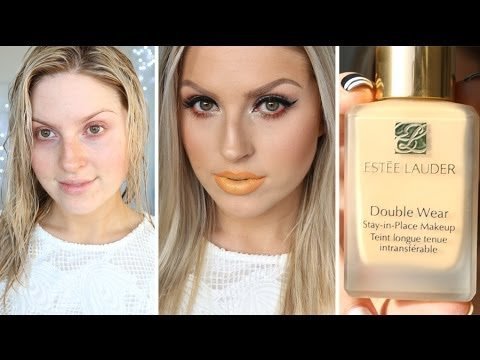 First Impression Review ♡ Lauder Double Foundation Shaaanxo Video | Beautylish