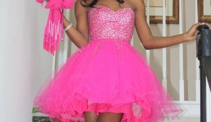 Very olorful. simple for homecoming, any type of party. its Neon Pink Not just pink. it has extra shine and glitter to make it more fun!