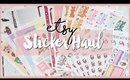 ETSY STICKER HAUL Once More With Love, Arias Daydream | Grace Go
