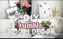 DIY Tumblr Room Decor | Minimal & Easy 💡 ✂️ 🔨