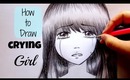 Manga Tutorial - How  to draw crying girl / Come disegnare una ragazza che piange