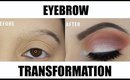 2 MINUTE EYEBROW TRANSFORMATION: Eyebrow Tutorial for Trichotillomania/hair loss