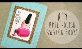 DIY Nail Polish Swatch Book!