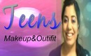 ❀Makeup/Outfit for Teens❀Collab with "SuperMakeupAttitude"