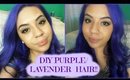 DIY Lavender/Purple Hair at Home!!