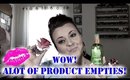 Wow! A Ton of Product Empties!