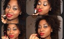 RiRi Woo Red Lipstick  vs #Rihanna Viva Glam Frost Red Lipstick