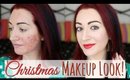Christmas Makeup Tutorial! // How To Cover Acne, Scarring & Redness